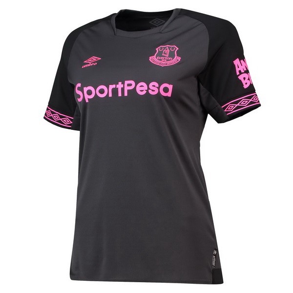 Camiseta Everton Segunda Mujer 2018-2019 Negro